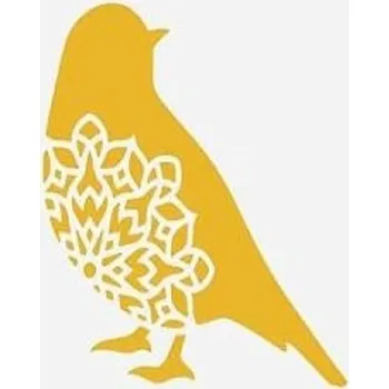 Plastová šablona, PTÁČEK 1, 15x15 cm, 1 kus