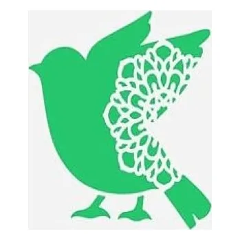 Plastová šablona, PTÁČEK 6, 15x15 cm, 1 kus