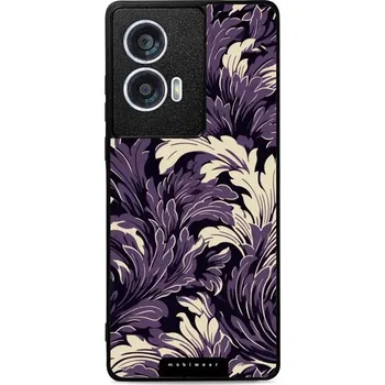 Pouzdro na mobilní telefon Lesklý kryt Mobiwear Glossy - Motorola Edge 50 Fusion - GA46G Fialové rostliny (Prémiové lesklé pouzdro, obal, kryt Mobiwear Glossy na mobil Motorola Edge 50 Fusion - GA46G Fialové rostliny, materiál Plast + TPU silikon - krytí po všech stranách,)