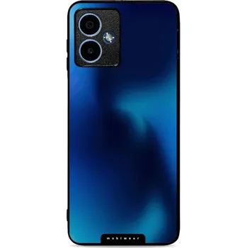 Pouzdro na mobilní telefon Lesklý kryt Mobiwear Glossy - Motorola Moto G14 - G068G Modrý odstín (Prémiové lesklé pouzdro, obal, kryt Mobiwear Glossy na mobil Motorola Moto G14 - G068G Modrý odstín, materiál Plast + TPU silikon - krytí po všech stranách, neošoupatelný potisk, tenké)