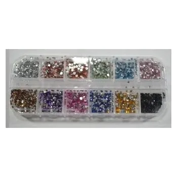 Set školních potřeb Kryształki 2mm opak plastikowe 12 kol, GH-K1202, Galeria Hobby