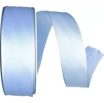 Stuha Stuha BOY! taftová světle modrá 40mm x 50m (5,-Kč/m) (Stuha taftová, světle modrá, s drátkem )