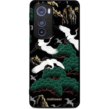 Pouzdro na mobilní telefon Lesklý kryt Mobiwear Glossy - Motorola Edge 30 5G - G042G - Jeřábi (Prémiové lesklé pouzdro, obal, kryt Mobiwear Glossy na mobil Motorola Edge 30 5G - G042G - Jeřábi, materiál Plast + TPU silikon - krytí po všech stranách, neošoupatelný potisk, tenké)