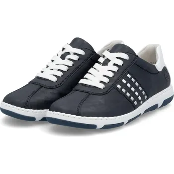 Dámské polobotky Dámské polobotky 42408-14 Rieker modrá Barva: blau, Velikost: 39
