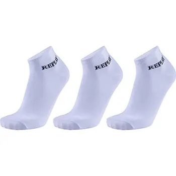 Dámské ponožky Replay Sportovní ponožky - 3 páry C100629 White-Black 39/42
