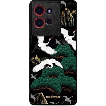Pouzdro na mobilní telefon Lesklý kryt Mobiwear Glossy - Motorola Edge 50 - G042G - Jeřábi (Prémiové lesklé pouzdro, obal, kryt Mobiwear Glossy na mobil Motorola Edge 50 - G042G - Jeřábi, materiál Plast + TPU silikon - krytí po všech stranách, neošoupatelný potisk, tenké provedení,