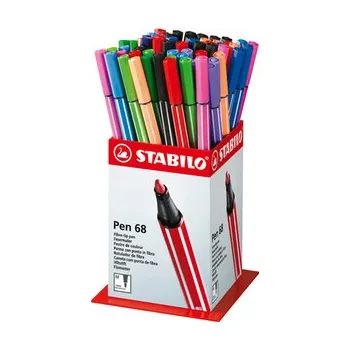 Pisaki Pen 68 displ. 60 szt., Stabilo