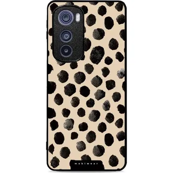 Pouzdro na mobilní telefon Lesklý kryt Mobiwear Glossy - Motorola Edge 30 5G - GA50G Černé puntíky (Prémiové lesklé pouzdro, obal, kryt Mobiwear Glossy na mobil Motorola Edge 30 5G - GA50G Černé puntíky, materiál Plast + TPU silikon - krytí po všech stranách, neošoupatelný potisk,)