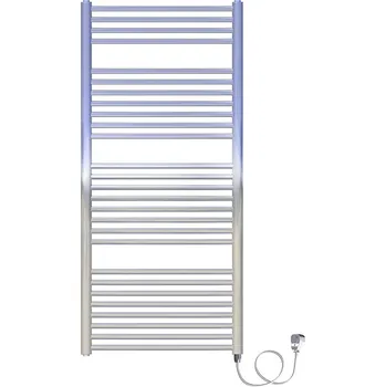 Radiátor ELVL Bitherm elektrický nerezový radiátor BNIT.ES 450 x 950 mm ELVL2362 Varianta: Pravá, Barva ELVL Bitherm: Kartáčovaný nerez