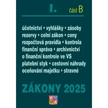 Zákony I B/2025 – Účetní zákony