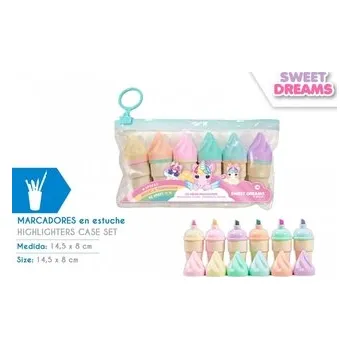 Zakreślacze w kształcie lodów 6-kol Sweet Dreams, Kids