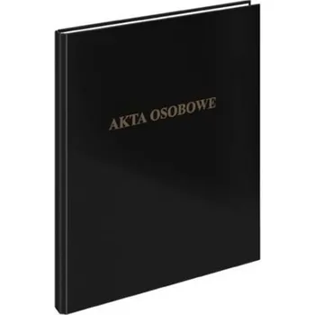 Archivační box Akta osobowe - segregator A4 2R 20 mm czarne, VauPe