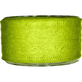 Stuha Stuha filcová s ražbou GREEN 60mm x 5m (10,-Kč/m) (POSLEDNÍ KUS!)