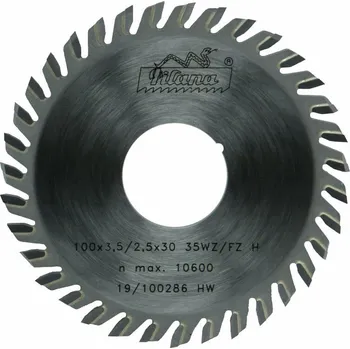 Pilový kotouč Pilana Pilový kotouč SK 100x3,5/2,5x30 5381 35 WZ/FZ H - CNC