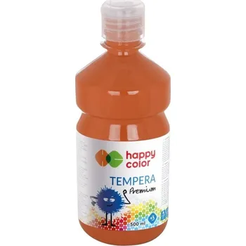 Set školních potřeb Farba tempera Premium 500ml brązowa HAPPY COLOR