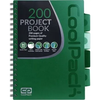 Set školních potřeb Kołonotes B5 green CoolPack, Patio