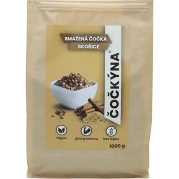 Luštěnina ČOČKÝNA Smažená sladká čočka Skořice Hmotnost: 1 kg