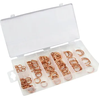 Autodíl Těsnící kroužky měděné, 8,4-20,2 mm, sada 95 ks - GEKO