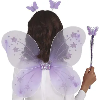 Karnevalový doplněk Sada - víla, fialová