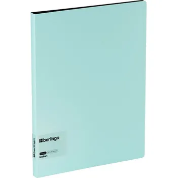 Archivační box Segregator spring folder "Instinct", 17mm, z wewnętrzną kieszonką, niebieski, Berlingo