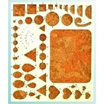 Set školních potřeb Szablon do quillingu 2 18 x 21 cm, Galeria Hobby