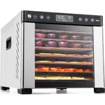 Sušička potravin, 7 plat, 600 W Kona G21 6008124 nerez (G21 6008124 Sušička ovoce Kona se 7 nerezovými pláty, teplota 35-75 °C)
