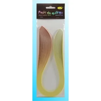 Set školních potřeb Paski cieniowane 5 mm x 48 cm op. 100 szt. gm.120 żółte, Galeria Hobby