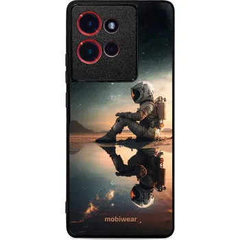 Pouzdro na mobilní telefon Lesklý kryt Mobiwear Glossy - Motorola Edge 50 - G003G Astronaut na samotce (Prémiové lesklé pouzdro, obal, kryt Mobiwear Glossy na mobil Motorola Edge 50 - G003G Astronaut na samotce, materiál Plast + TPU silikon - krytí po všech stranách, neošoupatelný)