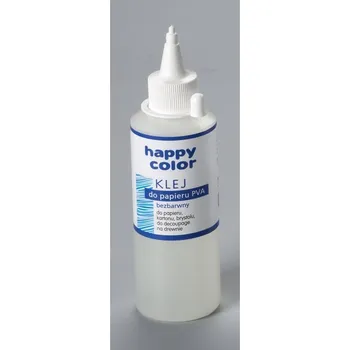 Set školních potřeb Klej do papieru w płyniePVA 100g w butelce, Happy Color