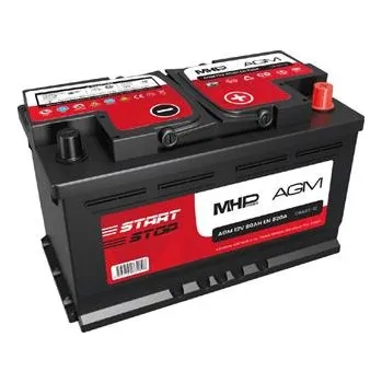 Autobaterie Autobaterie MHPower CBA80-12 AGM 12V 80Ah 820A Start-Stop