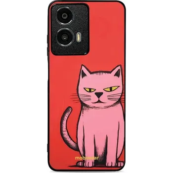 Pouzdro na mobilní telefon Lesklý kryt Mobiwear Glossy - Motorola Moto G24 Power - G054G Kocourek (Prémiové lesklé pouzdro, obal, kryt Mobiwear Glossy na mobil Motorola Moto G24 Power - G054G Kocourek, materiál Plast + TPU silikon - krytí po všech stranách, neošoupatelný potisk,)