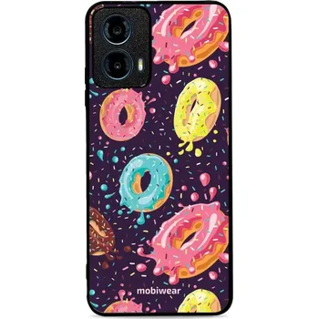 Pouzdro na mobilní telefon Lesklý kryt Mobiwear Glossy - Motorola Moto G34 5G - G046G - Donutky (Prémiové lesklé pouzdro, obal, kryt Mobiwear Glossy na mobil Motorola Moto G34 5G - G046G - Donutky, materiál Plast + TPU silikon - krytí po všech stranách, neošoupatelný potisk, tenké)