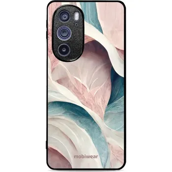 Pouzdro na mobilní telefon Lesklý kryt Mobiwear Glossy - Motorola Edge 30 Pro - G026G - Růžový a zelenkavý mramor (Prémiové lesklé pouzdro, obal, kryt Mobiwear Glossy na mobil Motorola Edge 30 Pro - G026G - Růžový a zelenkavý mramor, materiál Plast + TPU silikon - krytí po všech)