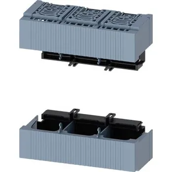 Jistič SIEMENS Kryty připojovacího prostoru velikost 2, pro 3pól. provedení, se zvýšenou ochranou ze zadní strany, sada horní a dolní kryt typ 3NP1953-1CD00 3NP1953-1CD00