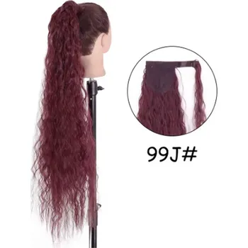 Paruka Dlouhý vlnitý příčesek s omotávací páskou - 16 barevných odstínů Barva: 99J, Velikost: 85 cm