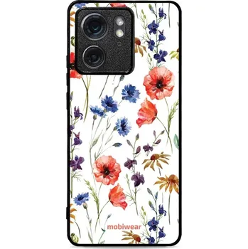 Pouzdro na mobilní telefon Lesklý kryt Mobiwear Glossy - Motorola Edge 40 - G032G - Luční kvítí (Prémiové lesklé pouzdro, obal, kryt Mobiwear Glossy na mobil Motorola Edge 40 - G032G - Luční kvítí, materiál Plast + TPU silikon - krytí po všech stranách, neošoupatelný potisk, tenké)