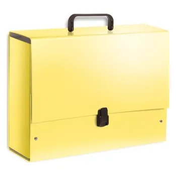 Archivační box Teczka z rączką B4 Jumbo Kolor jasnożółta 35 x 25,5 x 10 cm, Penmate