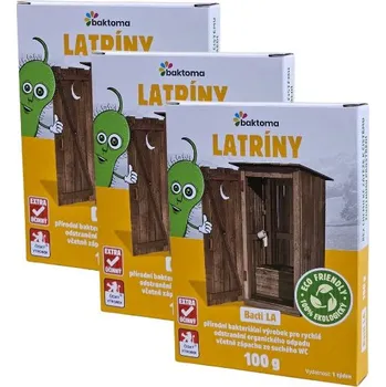 Čistič septiku a jímky Baktoma Bacti LA - Bakterie do latríny - 100g BACTI LA - AKCE: 3 x 100 g