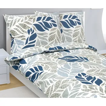 Povlečení Bellatex Povlečení bavlněné Modrá,Béžová