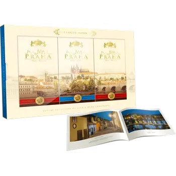 Čokoláda CARLA Prague Book s čokoládami 3x 80 g