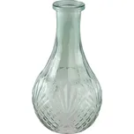 CHAKS Váza skleněná zelená 10x18cm