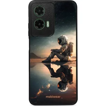 Pouzdro na mobilní telefon Lesklý kryt Mobiwear Glossy - Motorola Moto G35 5G - G003G Astronaut na samotce (Prémiové lesklé pouzdro, obal, kryt Mobiwear Glossy na mobil Motorola Moto G35 5G - G003G Astronaut na samotce, materiál Plast + TPU silikon - krytí po všech stranách,)
