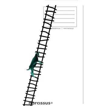 Set školních potřeb Zeszyt A4 60k kratka PP Fun Goat Ladder, Narcissus