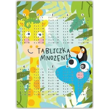 Set školních potřeb Dwustronna plansza/ściąga A4 Żyrafa