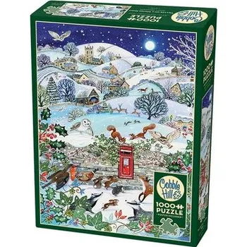 Dětské zboží Puzzle 1000 Wieś zimową nocą G3