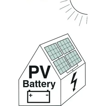 Rozvaděč PROTECCLASS PROTEC Tabulka "PV" Battery pro fotovoltaické zařízení A6, samolepící 05106549