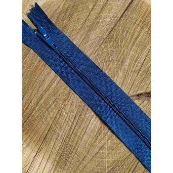 Zip Spirálový zip šíře 3 mm délka 18 cm barva petrolej