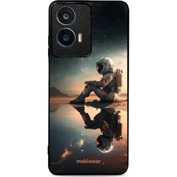 Pouzdro na mobilní telefon Lesklý kryt Mobiwear Glossy - Motorola Moto G24 - G003G Astronaut na samotce (Prémiové lesklé pouzdro, obal, kryt Mobiwear Glossy na mobil Motorola Moto G24 - G003G Astronaut na samotce, materiál Plast + TPU silikon - krytí po všech stranách, neošoupateln