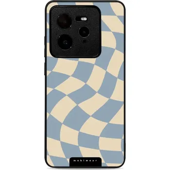 Pouzdro na mobilní telefon Lesklý kryt Mobiwear Glossy - Realme GT 7 Pro - GA59G Modrá a béžová šachovnice (Prémiové lesklé pouzdro, obal, kryt Mobiwear Glossy na mobil Realme GT 7 Pro - GA59G Modrá a béžová šachovnice, materiál Plast + TPU silikon - krytí po všech stranách,)
