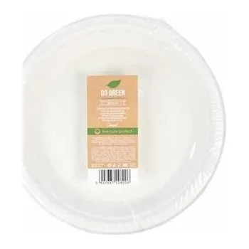 Talerze trzcina cukrowa 23cm 6szt